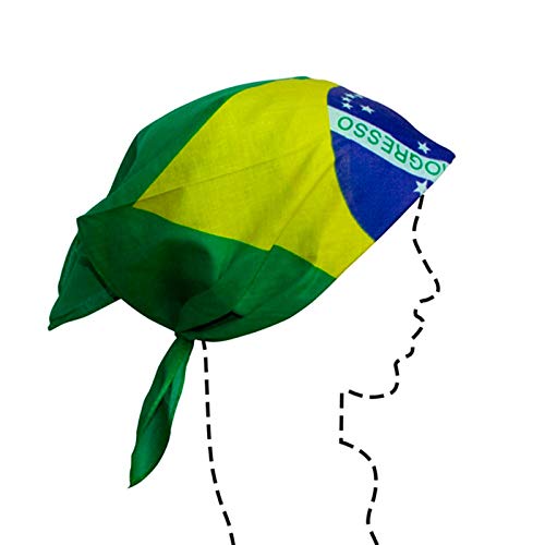 ブラジル BRASIL ブラジル国旗のバンダナ フラッグ