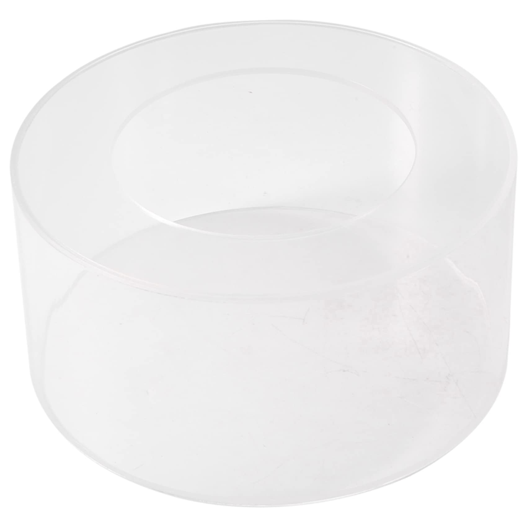 CTRLZS 1Pc Round Acrylic Cake Display Board Cake Edge Smoother Scraper Cake Tray DIY Round Decor Cake Refillable Board(B)