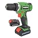 Produktbild Brüder Mannesmann Werkzeug Mannesmann Lithium-Ionen-Akkuschrauber 18 Volt mit 2 Akkus, M17520, 18 V, 26 x 9 x 29 cm