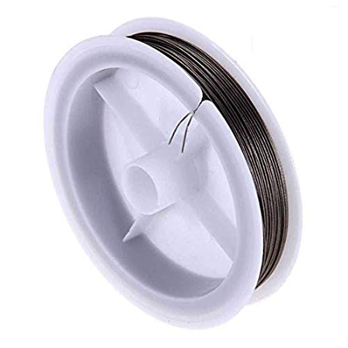 Image of DIY Crafts Pack Of 14 Rolls, Tiger Tail Wire Roll, Rolls 0.38 mm Diameter 148-164 ft Tiger Tail Beading Wires Bright Be(Pack Of 14 Rolls, Tiger Tail Wire Roll)