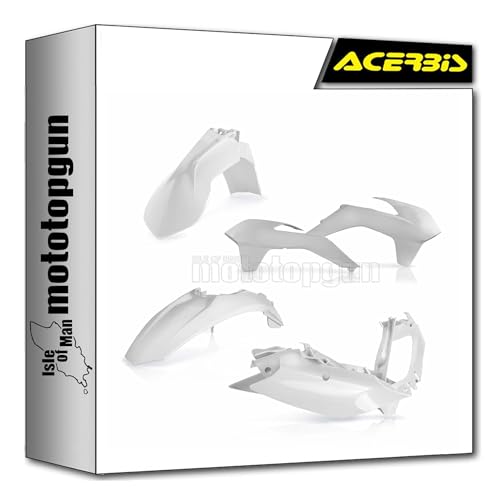 Cache carénage Acerbis blanc ultra résistant pour KTM SX 250