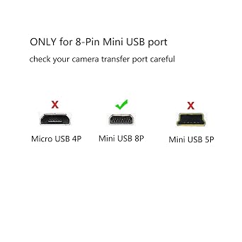 Replacement USB Camera Transfer Data Sync Cable Cord for Nikon Coolpix S6300 S3500 S3700 A10 L340 L840, UC-E16, UC-E17, Nikon D3200 D3300 D5300 D750