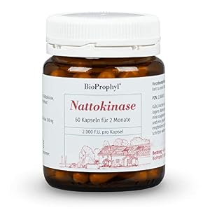 BioProphyl® Nattokinase – 2.000 FU – 100 mg Nattokinase – für 2 Monate – 60 vegetarische Kapseln