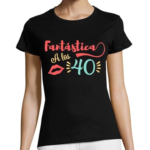 Camiseta Manga Corta Fantástica A Los 40 para Mujer Cover