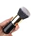 Sinide Foundation Kabuki Blush Brush Face Powder Travel Makeup Brushes - Handle Large Round Head Mineral Blending Blush Cosmetic Tool Perfect For Blending Liquid, Cream, Buffing, Concealer(Black Gold)