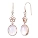 Produktbild Aurora Tears Damen Ohringe Ohrhänger Amethyst Oval design mit 925 Sterling Silber