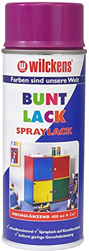 Wilckens Spraylack Buntlack Hochglanz, 400 ml, RAL 4006 Verkehrspurpur