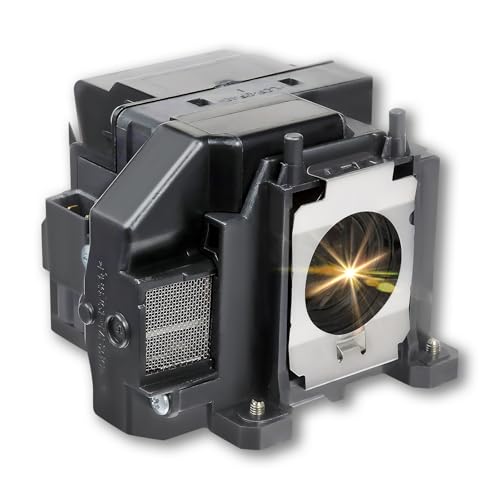 Supermait A++ Calidad para Lampara EPSON ELPLP67/V13H010L67 PowerLite 1221/1261W/HC 500/HC 600/HC 707/HC 710HD/HC 750HD/S11/S12/W16/W16SK/X12/X14+/X15,EB-S02,EB-S02H,EB-S11,EB-S12,EB-SXW11,EB-SXW12