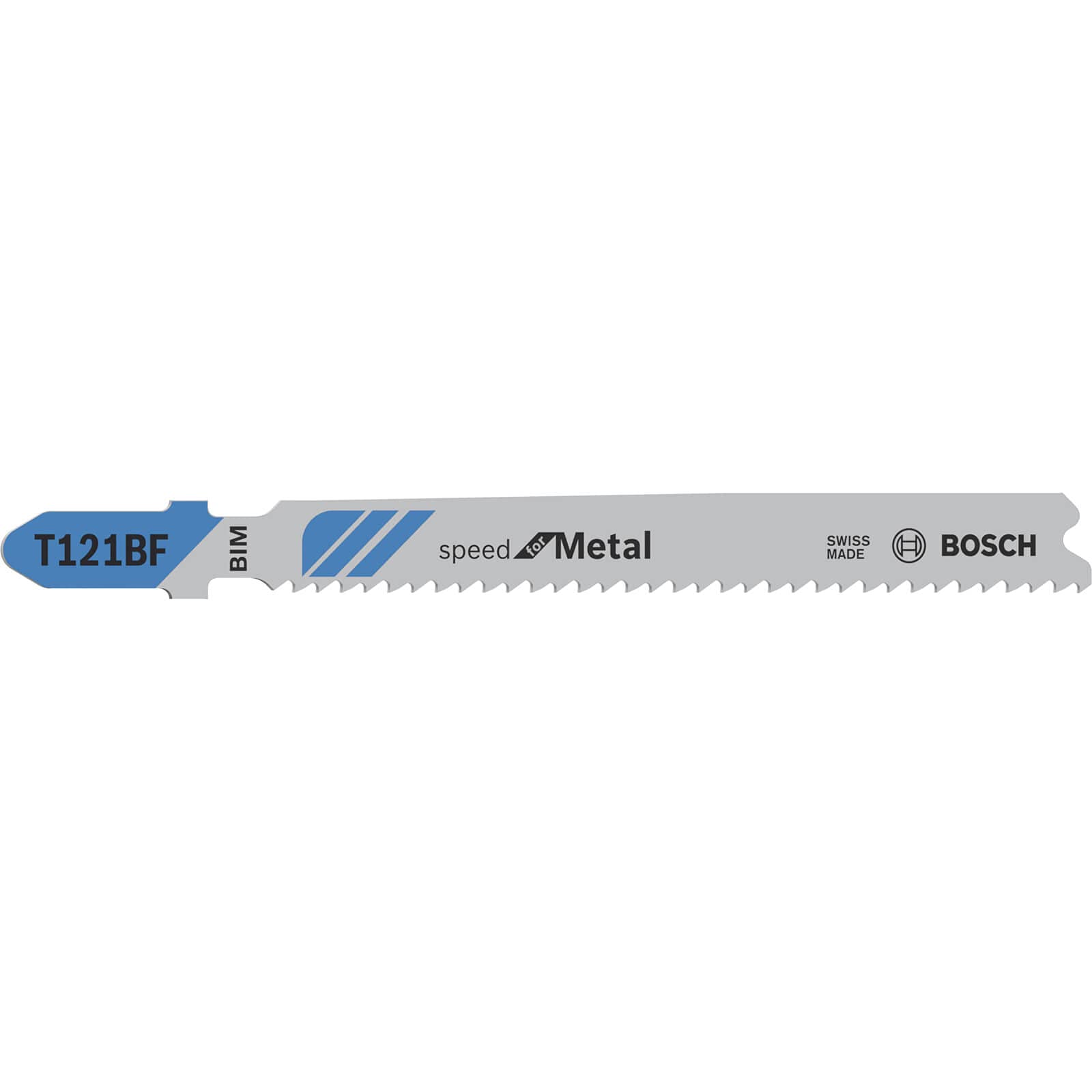 Bosch Professional 25x Hojas de sierra de calar T 121 BF Speed for Metal (para Láminas de acero, accesorios Sierra de calar)
