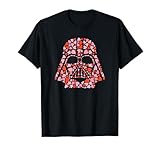 Star Wars Valentine’s Day Darth Vader Helmet Love Hearts T-Shirt