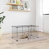 Montage facile : la cage comprend plusieurs panneaux, ce qui vous permet de l'assembler selon la forme et la taille que vous souhaitez.