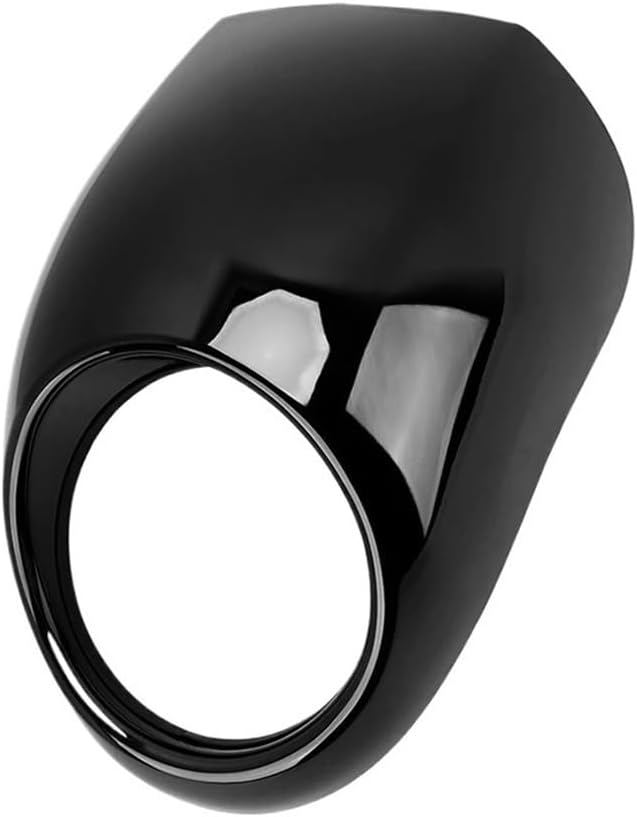 Motorcycle Side Fairing Motorcycle Black Headlight Fairing Cover ABS Plastic Windshield For Dyna Street Bob Sportster XL 883 1200 1986-Up Parts