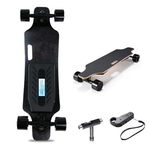Aredwhiterui Planche Longboard Équilibre avec Manette - Planche Cruiser pour Usage Domestique et Extérieur, Niveaux de Compétence Réglables pour Toute...