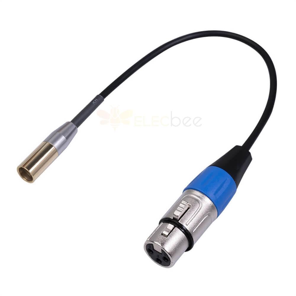 Professional XLR Microphone Cable Mini XLR 3 Pin Male to Female Audio XLR Cable 1Meter