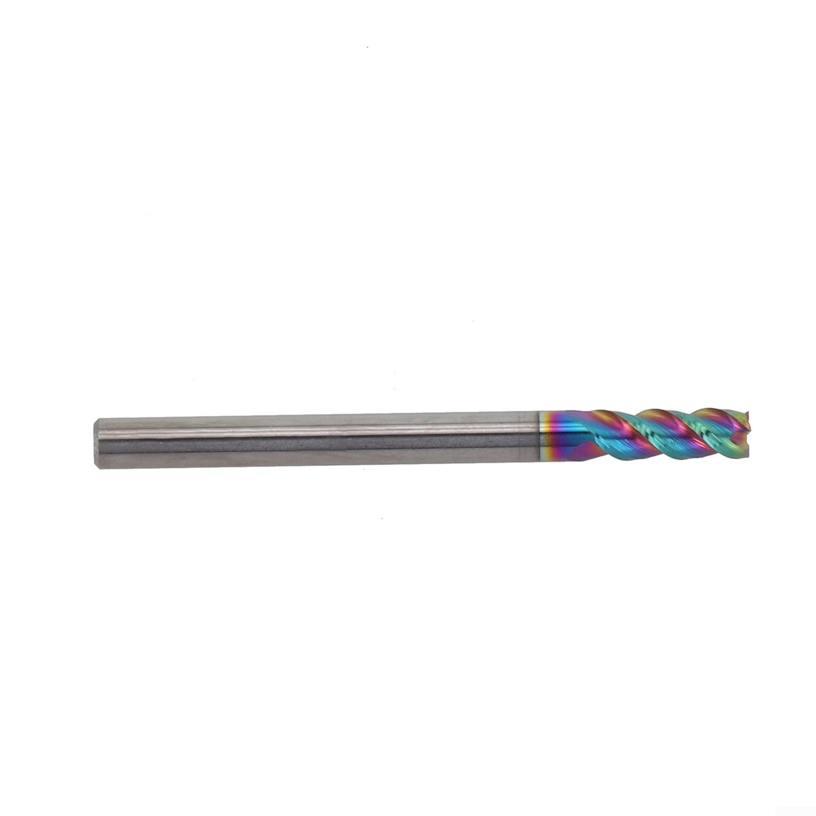 3-Schaft Hartmetallfräser HRC55, für Aluminium CNC(34)