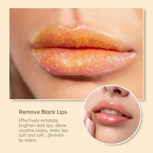 turmeric lemon lip scrub for dark lips exfoliating lip scrub with aloe vera scrub amp nourish sugar lip scrub natural scrub amp turmeric lip scrub and balm for dry chapped reduce fine lines lip