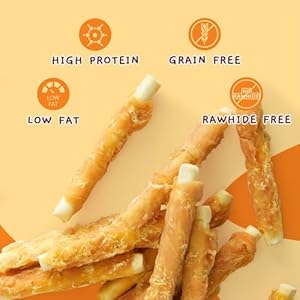 Jungle Calling Chicken Biscuits Dog Treats, Rawhide Free Soft Chewy Treats for Training Rewards,10.6oz