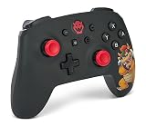 PowerA pad bezprzewodowy King Bowser do Nintendo Switch, czarny | licencjonowany, motyw Bowser, do Switch, NSGP0251-01