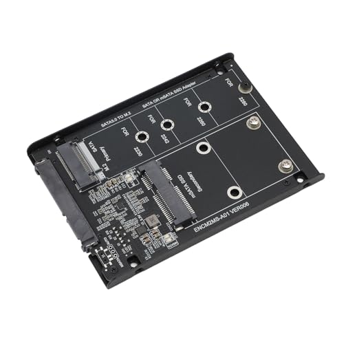 Yunseity Caja externa para SSD M.2 NGFF Key B MSATA miniatura 3