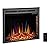 R.W.FLAME 36" Electric Fireplace Insert,Freestanding & Recessed Electric Stove Heater,Touch Screen,Remote Control,750W-1500W with Timer & Colorful Flame Option