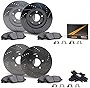 [Front + Rear] Max Brakes Elite XDS Rotors with Carbon Ceramic Pads KT174183