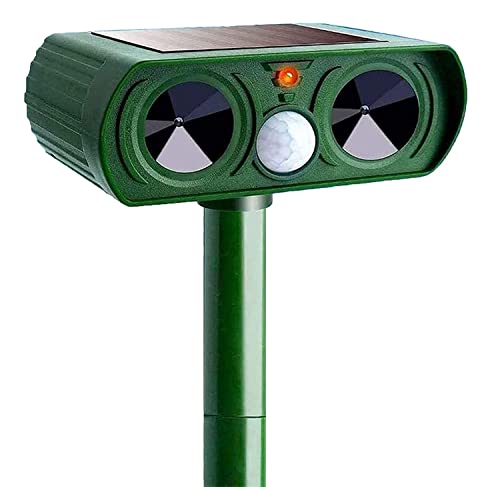 2023 Solar Ultrasonic In Repellent Defender Rat, Squirrel, Deer, Raccoon, Skunk, Rabbit, Mole, Dog, Cat, Waterproof With Motion Detector #TOP17