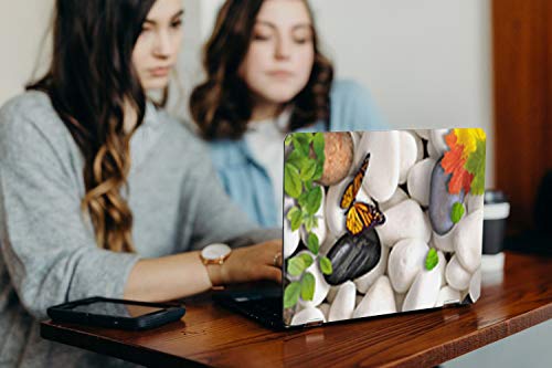 Image of GalaxsiaTM Butterfly D15 Vinyl Laptop Skin /Sticker /Cover /Decal Compatible for Any 14 inch Inches Laptop (Hp /Dell /Sony /Acer /Lenovo /Asus. Etc) Or Notebook.