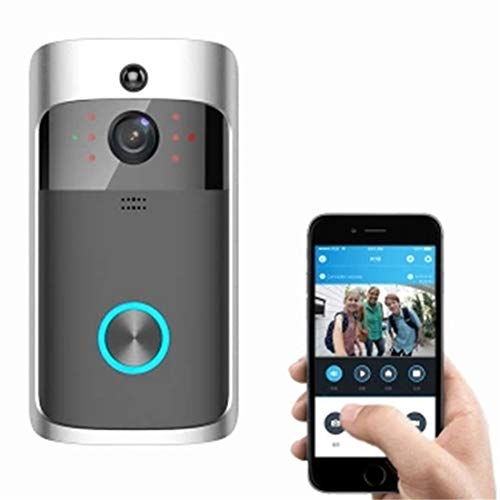 Wireless WiFi-Türklingel, Kamera wasserdichte intelligentes Video Phone Türsicht Ring Home Security mit Nachtsicht Automatische