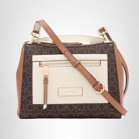 Calvin Klein Women's Hadley Triple Compartment Crossbody Handbag, Brown, One Size — image 7