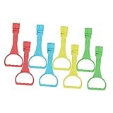 Anillo de seguridad para bebés: este conjunto de anillos de tracción para ayuda a pequeños a practicar ponerse de pie y caminar, facilitando su desarrollo motor con diseño seguro y duradero, ideal para equipo de viaje y arneses. Juego de 8 piezas con...