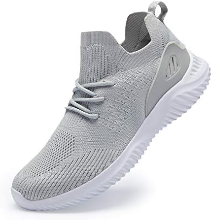 YPK Men’s Sneakers, [Lightweight Soft Sole] Running Shoes, Non-Slip Walking Shoes, Breathable Mesh Tennis Shoes, Comfortable Athletic Shoes, Fashion Training Shoes