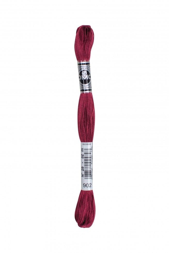 DMC Size 25 Coton A Broder Special Embroidery Thread - 902 Red - Each — image 1