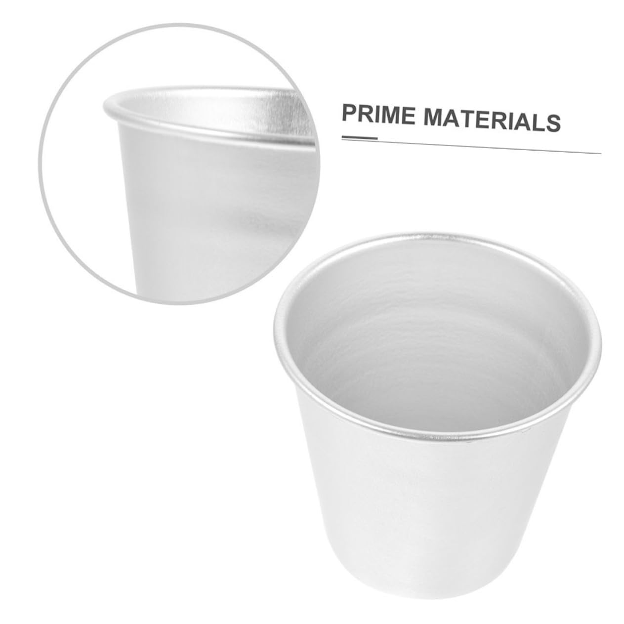 Moldes para Hornear de Aluminio Mediano Antideslizante para Postres, Tazas de Repostería Seguras y Reutilizables para Mousse y Pudín, Juego de 12 Piezas para Horno Doméstico