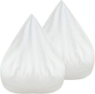 2 Pack Inner Liners for Bean Bag Chair Easy Cleaning Cover Seat Lazy Sofa Bean Bag Replacement Cover with Zipper-No Filler (39.3"x47.2"(100x120cm))