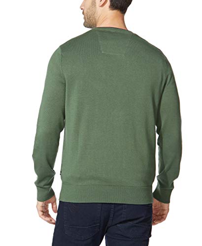 Nautica Wacoal Men's Ribbed Sweater, Pine Forest, Large #TOP2