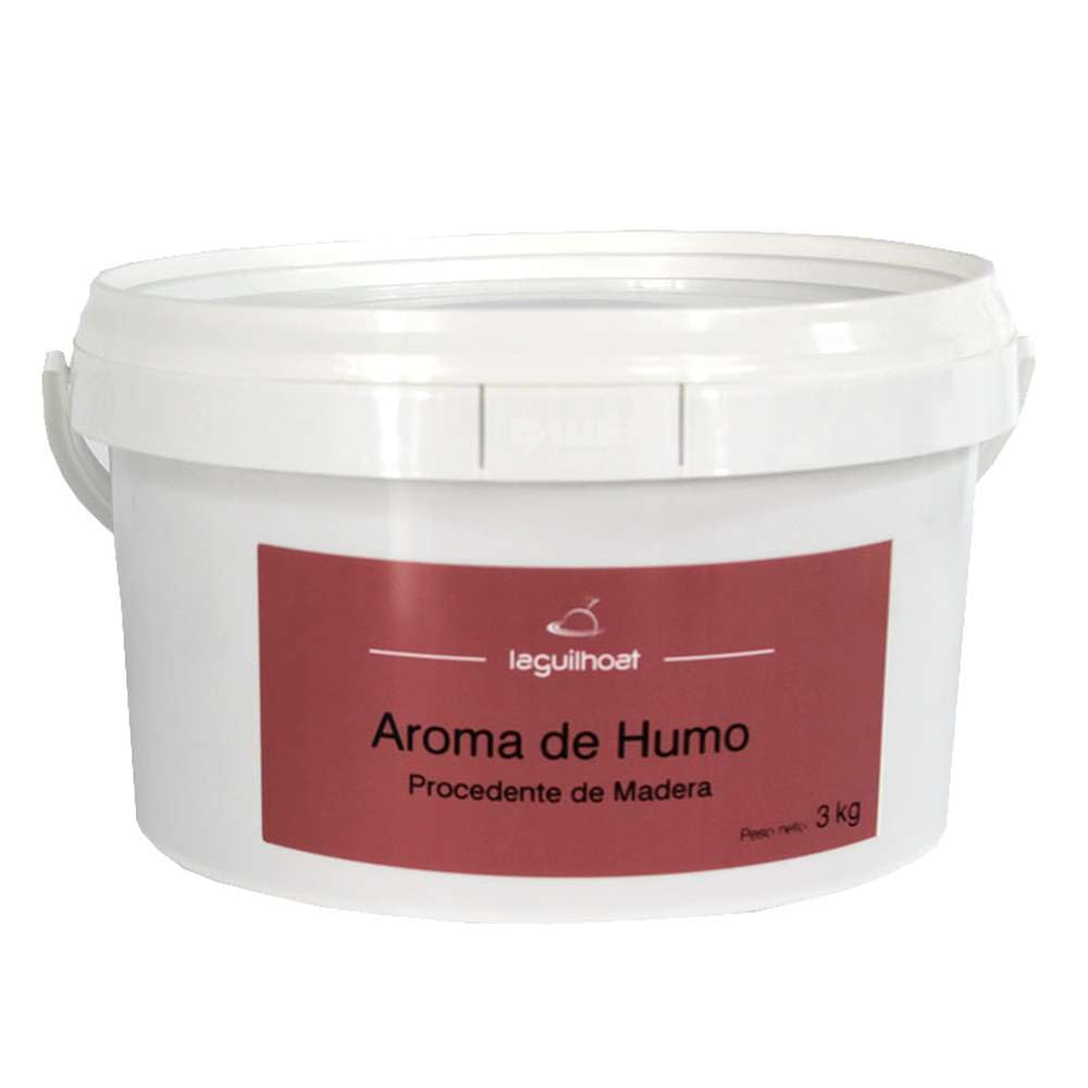 Concentrado de Humo en Polvo 3 kg Aroma Ahumado Natural para Cocina BBQ, Salsas, Marinados, Adobos y Sales de Curado Sin Gluten