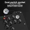Duelpad Leverless Controller Arcade Stick, Zen16 Arcade Controller for PC/PS3/PS4/PS5/Switch/Steam, All-Button Arcade Fight Stick with SOCD/TURBO/Custom RGB/Hot-Swap/Low-Profile Switch (ZEN16 BLACK)