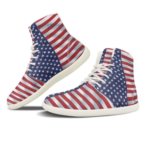 Belidome High Top Barefoot Shoes for Women Men Casual Flat Lace Up Sneaker Non Slip4