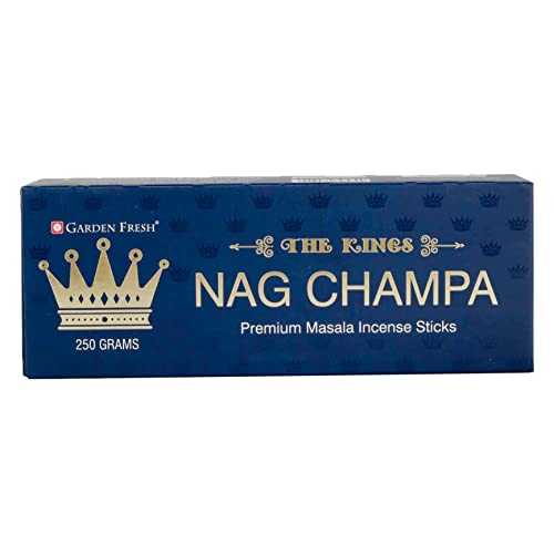 Premium Nag Champa Agarbatti Incense Sticks Box 250gms Hand Rolled Agarbatti Fine Quality Incense Sticks for Purification, Relaxation, Positivity, Yoga, Meditation