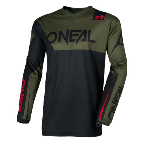 O'NEAL Element Jersey Mens Racewear Black/Olive Large