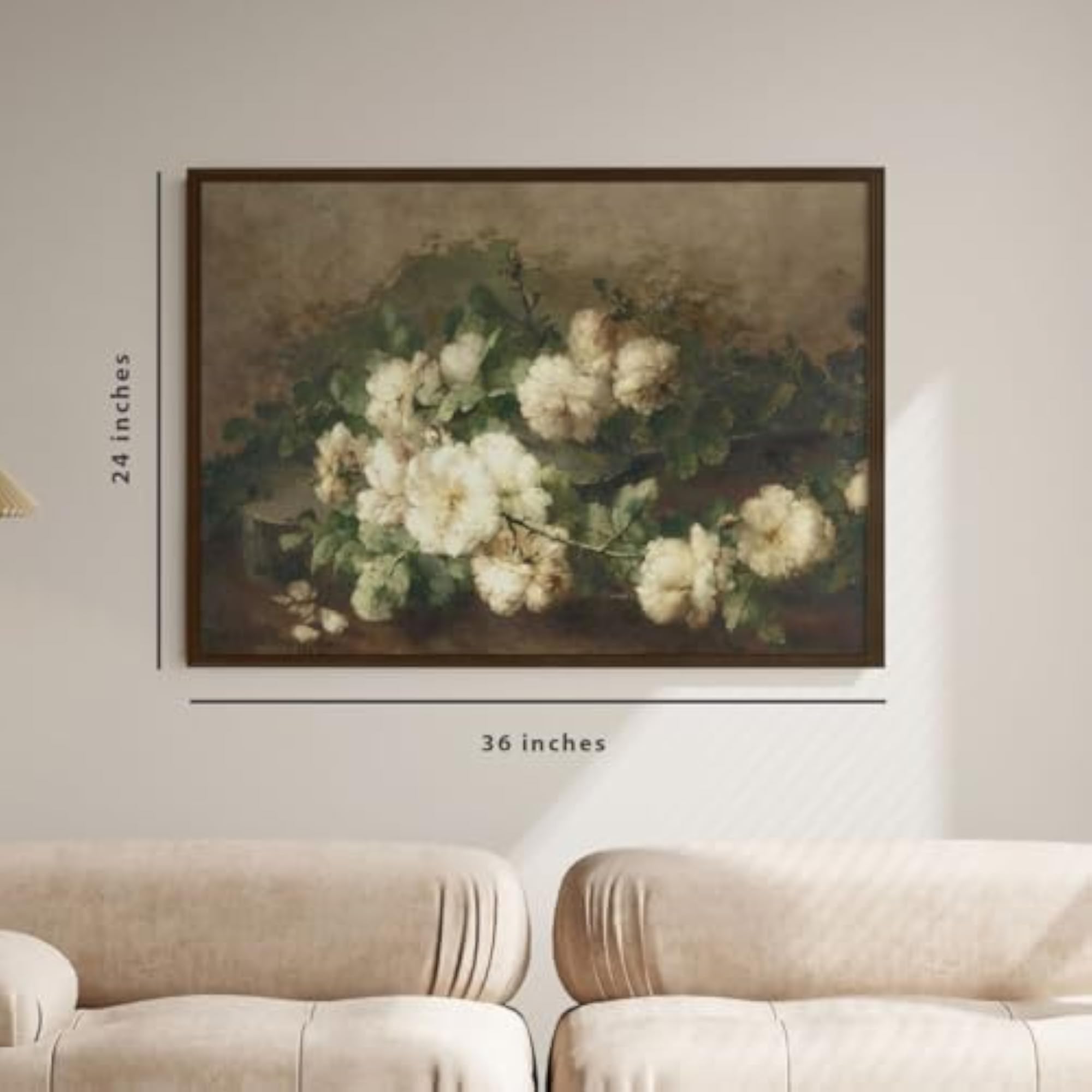 Meadow Monet Vintage Large Canvas Wall Painting