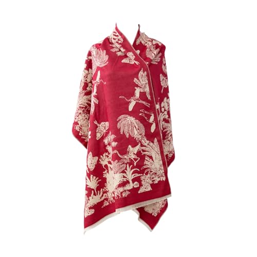 Soft Silky Pashmina Shawl Wrap for Women,Paisley & Floral Scarf with Fringe, Warm Winter Wrap for Wedding & Travel2