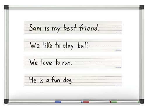 Dowling Magnets Large Magnet Sentence Strips, Reusable Classroom Learning Tool, 24" X 3", Set Of 10 #TOP3