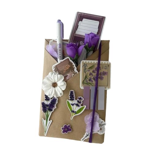 Generic Appuntamento con Un Libro, Libro Giallo, Vacanze, Lettore, Festa a Tema, Creativo, Romantico, Compleanni, Regalo, Cofanetto Regalo Booker, Viola