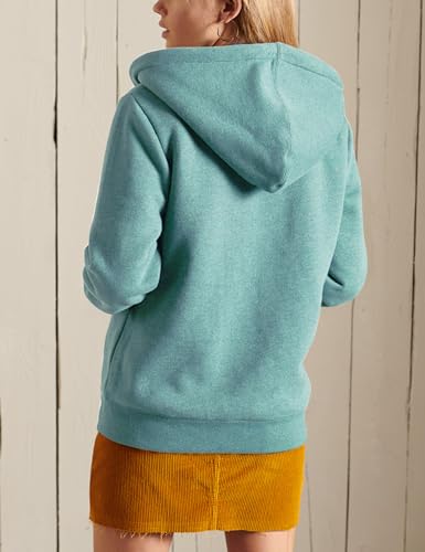 Image of Flygo Womens Casual Winter Warm Sherpa Lined Full Zip Up Hoodie Sweatshirt Jacket