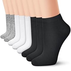 03-8 Pairs Black White Gray