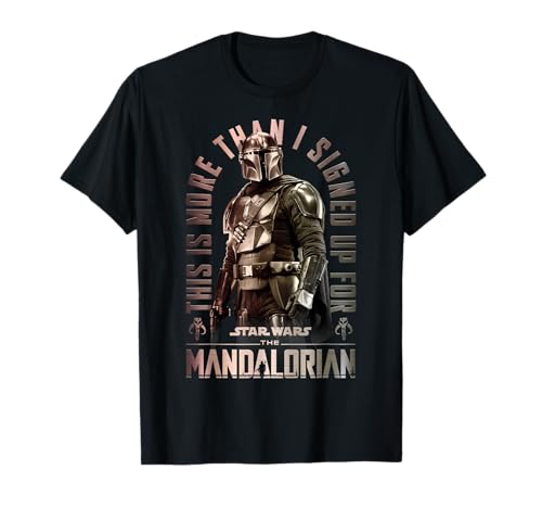 T-shirt Star Wars The Mandalorian cadeau original pour fan de science-fiction