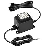 LED Trafo 24V Netzteil AC/AC 60W, Außen Steckernetzteil Transformator IP68,Transformator 220v 24v mit Stecker, led netzteil 24v für LED-Beleuchtung und Teichpumpen