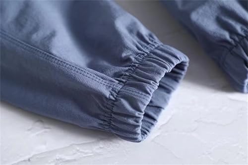 Kids Boys Elastic Waist Sports Exercise Trousers Sweatpants Casual Dance Pants 18 Months Boy Clothes Winter Blue4