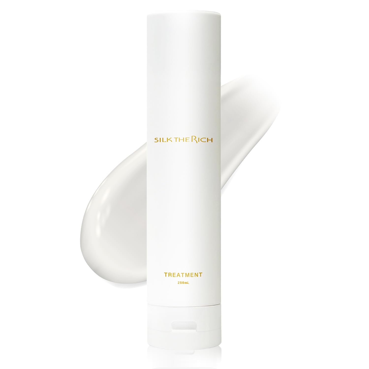 SILK THE RICH White Conditioner Treatment, Moisturizing & Repairing Hair Conditioner for Women & Men, Hydrating for Dry, Damaged, Color-Treated Hair, Paraben-Free, Phthalate-Free (8.5 fl oz, 250 ml)